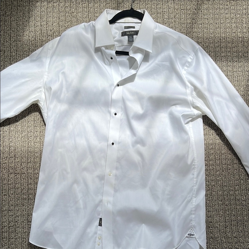 Hugo Boss White Dress Shirt Classic Formal Style